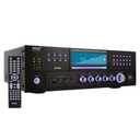 Pyle Home Theater Bluetooth Amplifier Receiver - 4 Channel 3000 Watt Stereo Speaker Home Audio Amplifier Receiver w/Radio, USB, 2 Microphone w/Echo, CD DVD Player, LCD, Rack Mount - PD3000BT.5