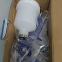 Tosucs HVLP Spray Gun with 1.0mm Tip Air Spray Gun for Car Spraying Gravity Feed Paint Gun for Car Prime,Furniture Surface Spraying,Wall Painting Include 125ml Capacity Cup