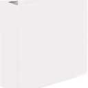 2 Pack Binders, Binder White, Slant D-Ring Clear View Cover, Heavy Duty White School Supplies Office and Home Binders