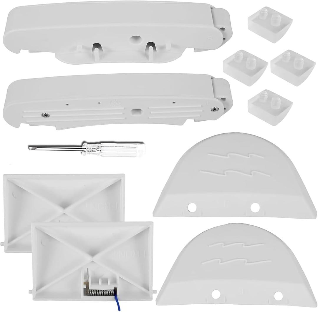 Pool Cleaner Part Kit Compatible with Hayward Pool Vacuum, Hayward Navigator Parts with AXV417WHP Pod Swings, AXV604WHP Front and Rear Bezels, AXV434WHP Flaps, AXV414P Pod Shoes 10PCS