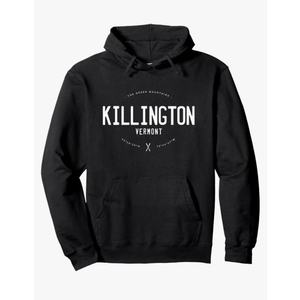Killington Vermont Graphic Distressed Vintage Ski Pullover Hoodie size large