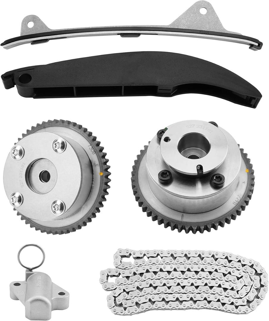 Timing Chain Kit With Intake/Exhaust VVT Gear Sprocket, Compatible with 2011-2014 Hyundai Elantra Cpupe 2012-2013 KIA Soul, 1.8 2.0L Engine, Replace# 24350-2E001 24370-2E000 24410-2E000 918-795 Timing Chain Kit With Intake/Exhaust VVT Gear Sprocket, Compatible with 2011-2014 Hyundai Elantra Cpupe 2012-2013 KIA Soul, 1.8 2.0L Engine, Replace# 24350-2E001 24370-2E000 24410-2E000 918-795