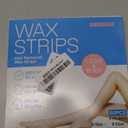 GREBIKE 60PCS Wax Strips for Hair Removal - Body & Facial Hair Removal for Women-Waxing Kit for Women, Face, Body, Arms, Legs, Chest, Back, Bikini/Brazilian Waxing Strips & 12Calming Oil Wipes