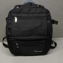 Waterproof Laptop Backpack for Men & Women, Flight Approved Anti-Theft Daypack with 15.6-inch Laptop Sleeve (Black)