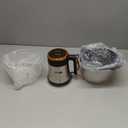 Food Processors, 5-Speed Electric Food Chopper with Vegetable Chopper & Meat Grinder - 2 Bowls (8 Cup Stainless Steel+8 Cup Glass), 300W, 2 Sets of 4 Bi-Level Blades for Vegetable/Fruits/Meat