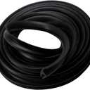 1.7M/5.6Ft Car Windshield Cowl Rubber Seal Strip, Cuttable Auto Front Rear Windshield Seal Strips, Vehicle Weather Stripping Window Door Sealing Molding Trim Strips for SUV Truck (1PC)