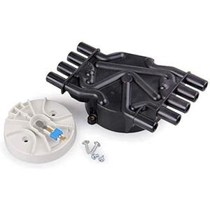 big-autoparts Ignition Distributor Set Brass Terminals Distributor Cap and Rotor Kit compatible with Chevrolet GMC Cadillac Vortec V8 5.0l 5.7l 7.4l Compatible Part Number DR474 DR331