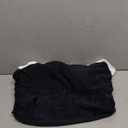 B2prity Womens One Piece Swimsuit Retro Square Neck Tummy Control Bathing Suits Ruched Modest Full Coverage Swimwear (X-Large, Black,white)