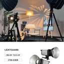 Golden Eagle LEATO 220Bi LED Video Light 200W Bi Color COB Silent Photograhpy Continuous Lighting Bowens Mount Spotlight CCT2700K-6500K CRI96 with App Control for Video, Film, Photo, Streaming, Studio
