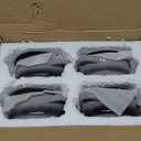 LOVECASA Mini Cocotte with Lid,12 OZ Small Casserole Dish for Oven,Mini Casserole Dish,Individual Ramekins with Lids,Oven, Microwave & Dishwasher Safe,Set of 4 (Black Gray)