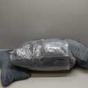 SLIGUY Reading Pillow Extra Large 31" Bed Rest Pillow with Detachable Neck Roll for Sitting in Bed or Couch Adult Back Pillow for Watching TV/Gaming/Relaxing (Dark Grey)