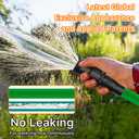 Garden Hose, 75ft Water Hose, Lightweight Outside Lawn Hose, Outdoor Hose for Yard Backyard, Collapsible & Car Wash 3/4" Connectors Manguera de Agua, Yarn Essential Lawn & Garden Watering Equipment