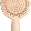 Onart Home - Wooden Cookie Molds for Baking | Traditional Handmade Maamoul Molds | Biscuit Cake Pastry Sweet Cookie Cutter | Mid-Autumn Festival Practical Hand Pressed Cake Mold