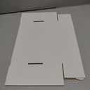 RLAVBL 10x8x3 Shipping Boxes Set of 25, White Corrugated Cardboard Box for Packing, Mailing, Business