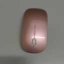 Bluetooth Wireless Mouse for MacBook Air Mac Pro Laptop Computer iPad Pad PC Laser Optical Rechargeable Mini Slim Silent Mouse Widely Used Desktop Hp iMac (Rose Gold)