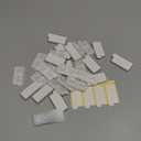 Hooks for Outdoor String Lights Clips: 26Pcs Heavy Duty Light Hook with Waterproof Adhesive Strips - Outside Clear Cord Holders for Hanging Christmas Lighting - Outdoors Sticky Clip