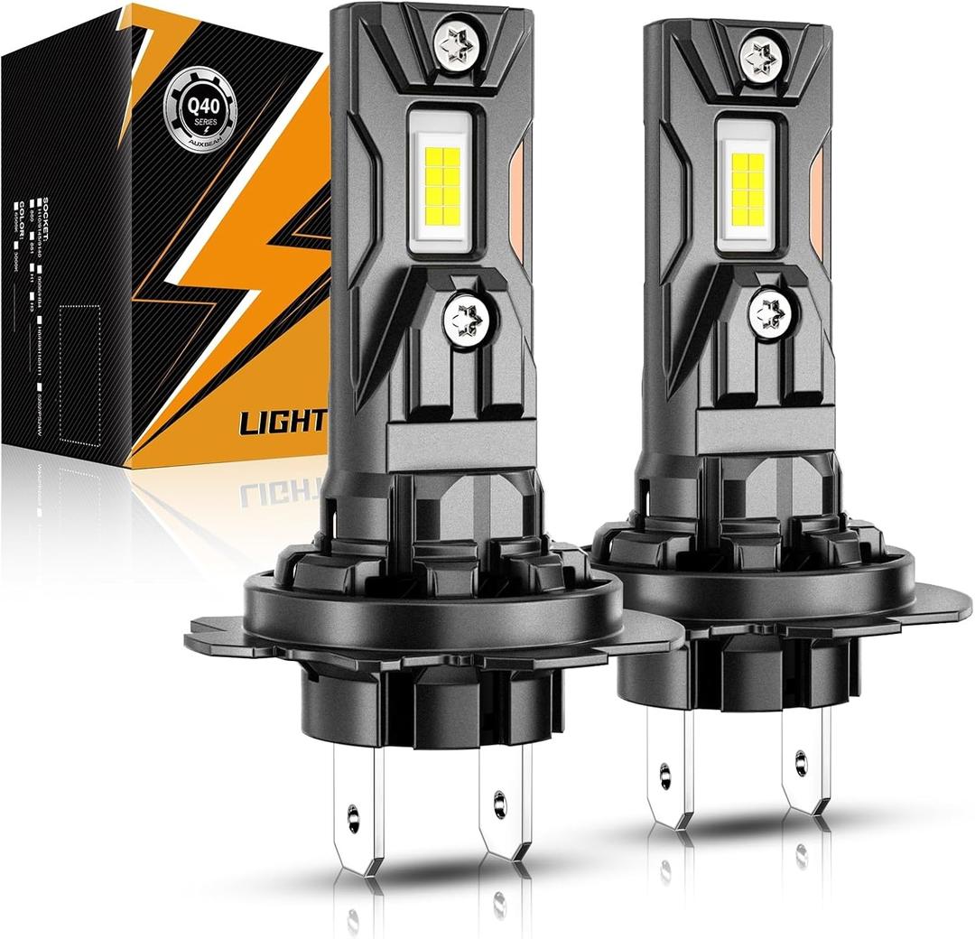 Auxbeam H7 Fog Light, 20000LM 600% Brighter Wireless H7 Powersports Light For UTV ATV Offroad Vehicles