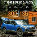 300lbs Lockable Roof Rack Cross Bars Compatible with Subaru Forester Wilderness 2022 2023 2024 2025 2026, Aluminum Crossbar for Rooftop Cargo Carrier Luggage Kayak Canoe Snowboard