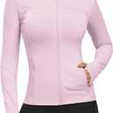 GYM RAINBOW Workout Jackets for Women Athletic Jacket Spring Running Yoga Jackets, L