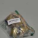 Vintage Gold Bells with Jute Hanging Rope Christmas Tree Decor Lucky Cow Bell Decorative Wall Hanging Decor Witch Bells for Crafts Door Hangers (Style 3)