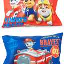 Paw Patrol Calling All Pups 4 Piece Toddler Bedding Set Includes Comforter, Sheet Set Fitted + Top Sheet + Reversible Pillowcase for Boys Bed, Blue