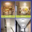 Aggforbl 7.48" Battery Powered Ceiling Light with Remote, Rechargeable Shower Light Waterproof, Wireless Motion Sensor Ceiling Lights Indoor 3000K/4500K/6500K Dimmable for Bathroom Living Room Closet (1 Pack)