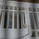 Amazon.com : IRIS USA 24" 6-Panel Dog Playpen with Door, 61 x 61 x 24, Puppy Playpen, Dog Play Pen Indoors, Pet Fence, Puppies/Small Dogs, White : Pet Supplies