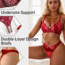 changlizi Lingerie for Women Lace Strappy Bra and Panty Sets 2 Pieces Sexy Underwear Underwire Lingerie Set (Nude, 40C)