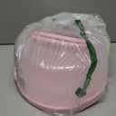 Zoofen Plastic Cake Carrier with Handle 10in Cake Holder Cake Stand with Lid Pink Cake Container for 10in Cake Round Cake Carrier for Transport
