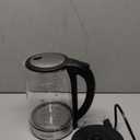 Cosori Electric Kettle, No Plastic Contact With Water, Wide Mouth For Easy Cleaning, Auto Shut Off, 1.7L Tea Kettle & Hot Water Boiler, Water Heater & Teapot, Borosilicate Glass, Black, 1500W (1.8 Quarts)