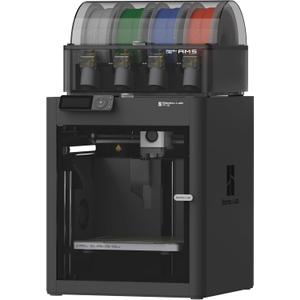 Bambu Lab P1S Combo, P1S 3D Printer and AMS, Support Up to 16 Colors/Multi Materials, 500mm/s Fast Printing & High Precision, CoreXY & Auto Bed Leveling