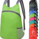 20L Ultra Hiking-Daypack Lightweight Foldable Travel Packable Backpack for Camping Cycling Outdoor, green