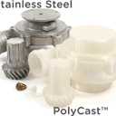 Polymaker PolyCast Filament 1.75mm for Investment Casting 3kg, 3D Printing Filament for Lost Wax Investment Casting, Similar to Wax Filament for Metal Casting Plaster Cleanly Burn Out