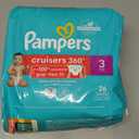 Pampers Cruisers 360 Diapers - Size 3, 26 Count, Pull-On Disposable Baby Diapers, Gap-Free Fit