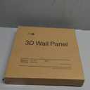 Art3d 33-Pack 3D Wall Panels for Interior Wall Decor, Modern Diamond Textured Accent Wall Paneling for Gaming Living Room TV Wall Background, 12 x 12 inch White, A10342