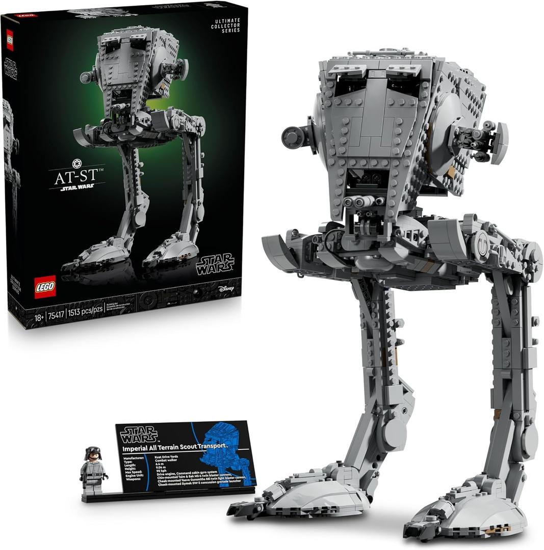 LEGO Star Wars at-ST Walker Building Set - Adult Building Blocks for Fans, Ages 18+ - Imperial Forces Collectible Model Kit - Star Wars Gift Idea for Men & Women - 75417