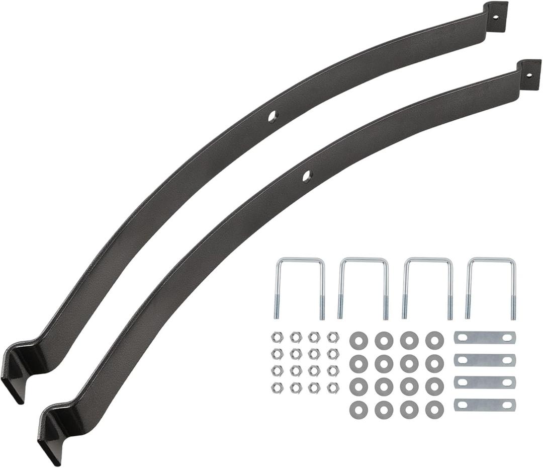 Helper Spring Kit 2000 lbs Heavy Duty Leaf Spring Load Assist for Pickup Trucks, SUVs & Trailers Enhances Rear Suspension Support & Towing Stability