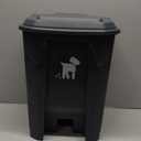 Dog Pooper Scooper, Dog Poop Trash Can Set with Removable Inner Bucket, Long Handle Rake, 150 Waste Bags, Easy Pick Up Poop Scooper, 20L Dog Poop Trash Bin for Small/Large Dog Families