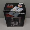 Mueller 12-Cup Drip Coffee Maker - Borosilicate Carafe, Auto-Off, Reusable Filter, Anti-Drip, Keep-Warm Function, Clear Water Level Window Coffee Machine, Kitchen Essentials & Accessories (Black)