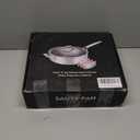 Saute Pan with Lid 5-Quarts,12.5 Inch 18/10 Tri-Ply Nonsitck Large Frying Pan, Up to 600 Full Clad Stainless Steel 3 Layer Deep Frying Pan with Stay Cool Handle, Dishwasher and Metal Utensil Safe