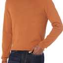 Amazon Essentials Men's Long-Sleeve Crewneck Sweater, 100% Cotton, Big & Tall Options Available (XXL)