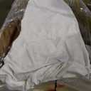 Tatuo 3 Pcs Computer Office Chair Cover Universal Rotating Chair Slipcovers Protector Removable Washable Office Armrest Covers with Zipper for High Back Seat Backrest(L,Waffle,Faint Yellow)