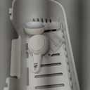 Shower Caddy Suction Cup, No Drilling Bathroom Organizer, Removable Shelf for Inside Shower, Heavy Duty Waterproof Storage for Shampoo & Accessories, White