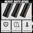 Yaocom 2 Pcs 6" Single Wall Stove Pipe 38" to 70" Telescoping Pipe