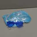 PLULON Light Blue Bob Wig with Heart Sunglasses and Hair Cap, Colorful Short Bob Wigs Synthetic Party Wigs Funny Cosplay Hairpieces for Women Men Daily Bachelorette Halloween Costume Party Decorations