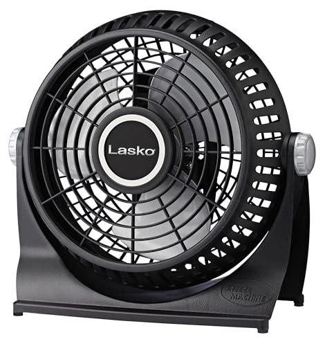 Lasko Breeze Machine Pivoting Floor/Table, 2-Speed, Black (507) Household Fans
