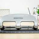 Bostitch Office EZ Squeeze 3-Hole Punch, 20 Sheet Capacity, Reduced Effort, No Jam Technology, Silver