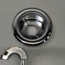 Retrofit Recessed Fire Sprinkler Escutcheon 1/2 in. IPS - Split 3 Piece in Chrome Plated - Depth Adjustment Range up to 3/4 in. for Fire Sprinkler Trim