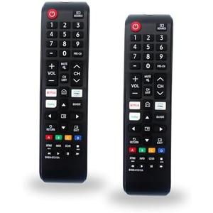 YOGEDIY 【Pack of 2】 Universal Remote Fit for All Samsung TVS, Can Replacement All Samsung Smart TV, LED, LCD, HDTV, 3D, Series TV