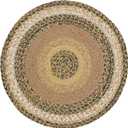 VHC Brands Kettle Grove Table Mat- Pot Holder- Woven Jute Trivet, 15" Round, Ombre